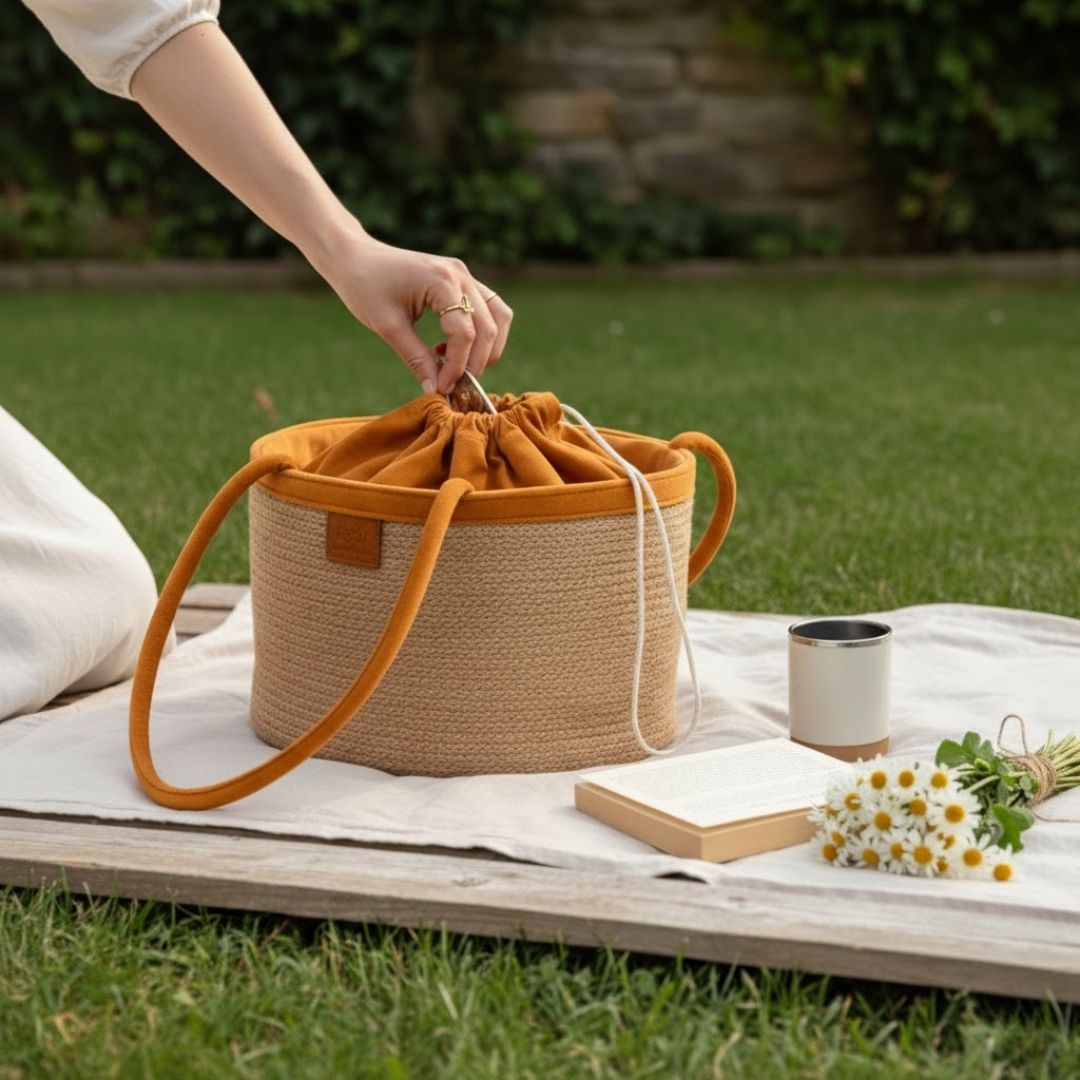 Potli Basket: Eco-Friendly Home Storage Solution
